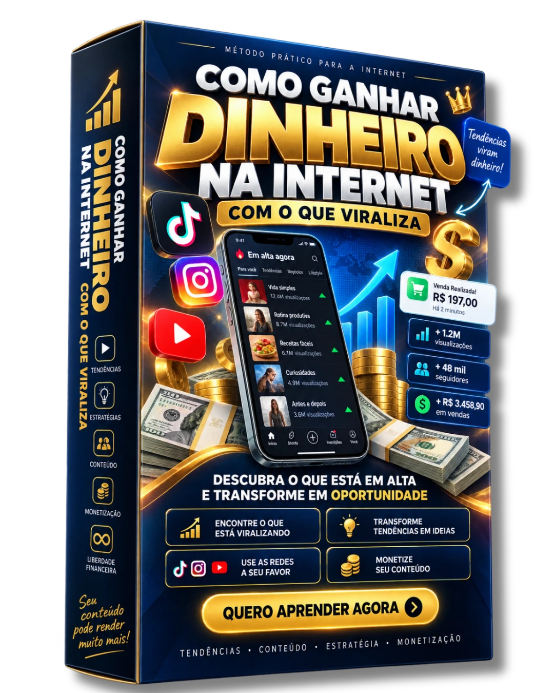 Imagem do guia Como Ganhar Dinheiro na Internet com o que Viraliza